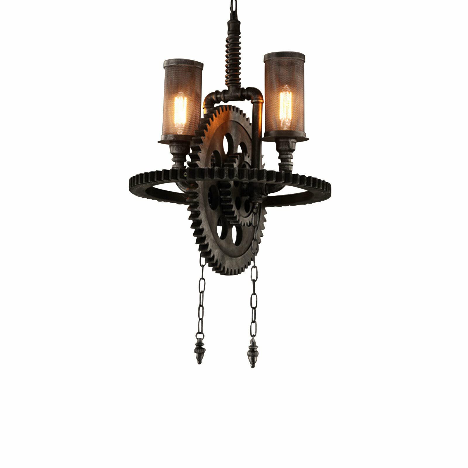 YIYIBYUS Vintage Hanging Ceiling Lamp Chandelier Industrial